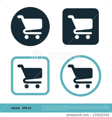 Trolley Cart Icon Vector Logo Template Illustration Design. Vector EPS 10. Trolley Cart Icon Vector Logo Template Illustration Design. Vector EPS 10. 134202542