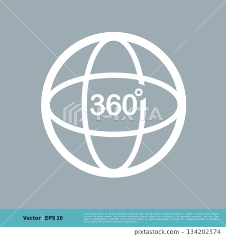 Camera 360 Degree Icon Vector Logo Template Illustration Design. Vector EPS 10. Camera 360 Degree Icon Vector Logo Template Illustration Design. Vector EPS 10. 134202574