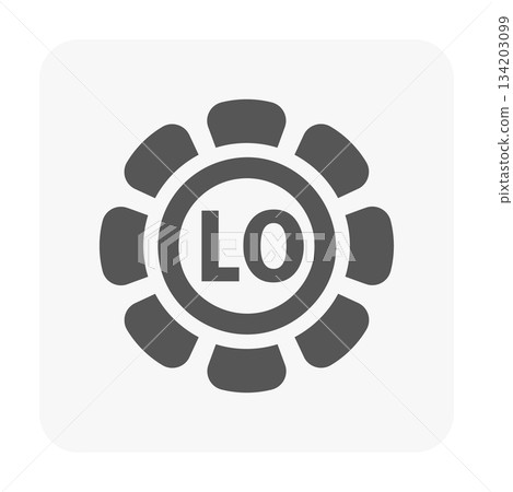 Fan Low Speed Icon 134203099