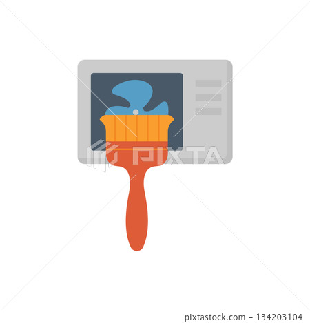 Condenser Unit Cleaning Icon 134203104