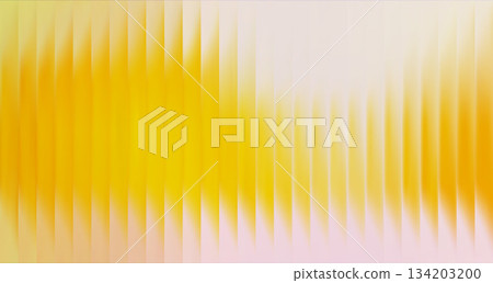 Vector Yellow Orange Colorful Blurred Gradient background. Ribbed glass texture. Pastel Gradient bg. Glossy Ripple Stripes 134203200