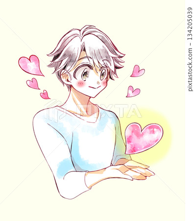 A man with a heart 134205039