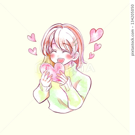 一個女人帶著微笑的心 134205050