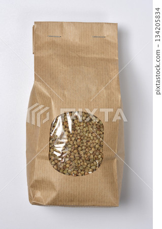 Buckwheat in Paper Bag 134205834