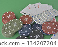 chips for poker 134207204