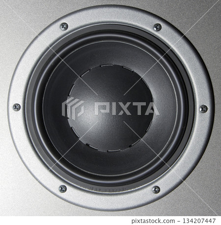 Close-up of a loudspeaker 134207447