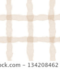 Brown Beige Plaid Gingham Check Hand Drawn Background Pattern Overlay Brown Beige Plaid Gingham Check Hand Drawn Background Pattern Overlay 134208462