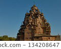 Russian Orthodox wooden church of Intercession in Bogoslovka 134208647