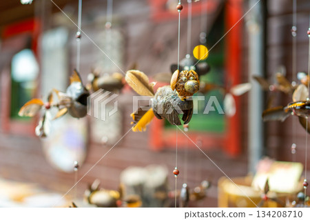 Hanging objects at the Asian Old Bazaar 134208710