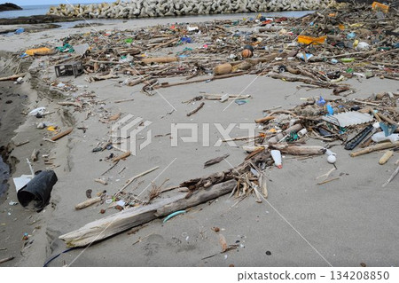 沿海殘骸 環境問題 垃圾問題 134208850