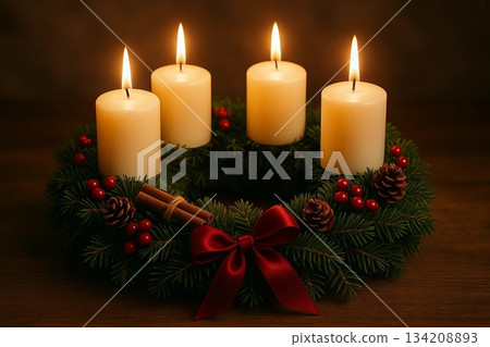 Set of Decorative Candles Set of Decorative Candles 134208893