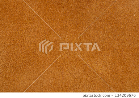 Orange Brown Suede Leather Texture Material Background 134209676