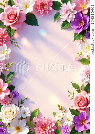 Clean White Background Minimal Soft Style Graphic Design Backdrop 134210401