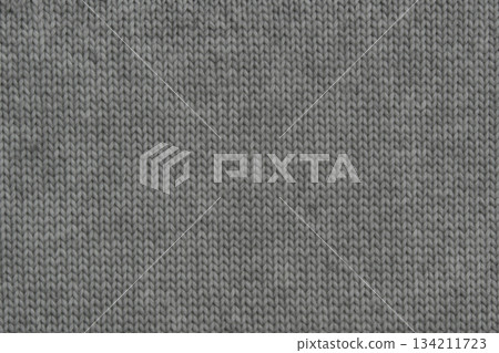中灰色毛針織紋理背景 134211723