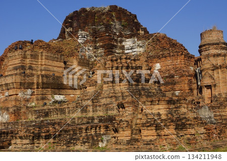 泰國阿瑜陀耶歷史公園內的瑪哈泰寺景色 134211948