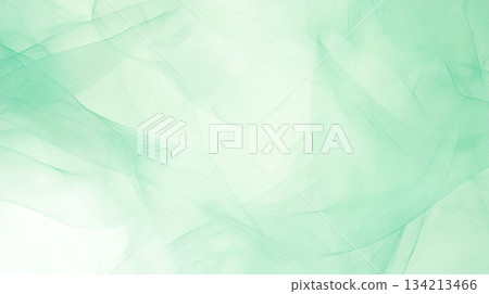 Soft mint green smoky abstract gradient background 134213466