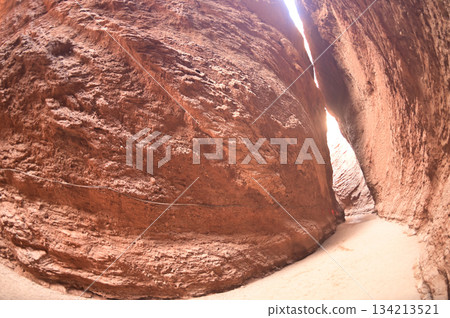 The Tianshan Grand Canyon, or Kesileya Grand Canyon, is a stunning natural feature in Xinjiang, China characterized by its distinctive red canyons formed by millions of years of wind and rain erosion. The Tianshan Grand Canyon, or Kesileya Grand Canyon, is a stunning natural feature in Xinjiang, China characterized by its distinctive red canyons formed by millions of years of wind and rain erosion. 134213521