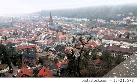 Heidelberg, Germany - December 25 2021: Heidelberg Surroundings 134213578