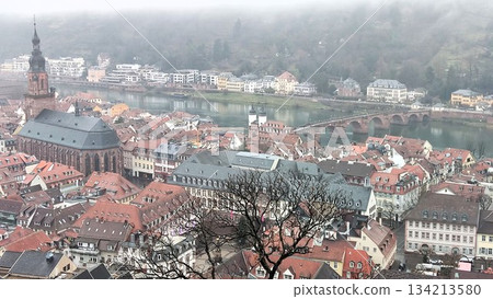 Heidelberg, Germany - December 25 2021: Heidelberg Surroundings 134213580