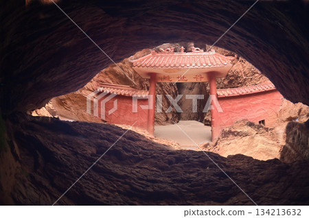 Entrance door to Gascog valley in the Tianshan Grand Canyon, or Kesileya Grand Canyon, is a stunning natural feature , characterized by its distinctive red canyons,formed by millions of years of wind. Entrance door to Gascog valley in the Tianshan Grand Canyon, or Kesileya Grand Canyon, is a stunning natural feature , characterized by its distinctive red canyons,formed by millions of years of wind. 134213632