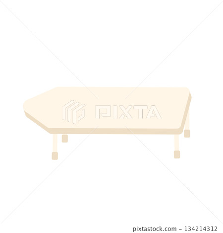 Simple illustration of an ironing board Simple illustration of an ironing board 134214312