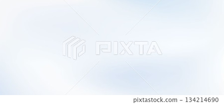 Light cloud white gradient background. Smooth blue abstract wallpaper. Vector blurred wavy pastel gradation cover. Subtle soft winter backdrop for graphic design banner, flyer, poster, presentation 134214690