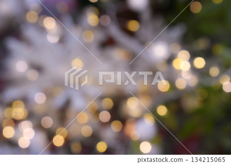 Sparkling Christmas decoration bokeh background Sparkling Christmas decoration bokeh background 134215065