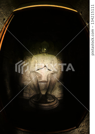 The religious sites and art at the Elora Caves,a UNESCO World Heritage Site,are one of the world's largest collections of rock-cut temples, dating back to 600-1000 AD. Located at Aurangabud in India. The religious sites and art at the Elora Caves,a UNESCO World Heritage Site,are one of the world's largest collections of rock-cut temples, dating back to 600-1000 AD. Located at Aurangabud in India. 134215111