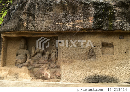 The Jain religious sites and art at the Elora Caves,a UNESCO World Heritage Site,are one of the world's largest collections of rock-cut temples, dating back to 600-1000 AD. The Jain religious sites and art at the Elora Caves,a UNESCO World Heritage Site,are one of the world's largest collections of rock-cut temples, dating back to 600-1000 AD. 134215414