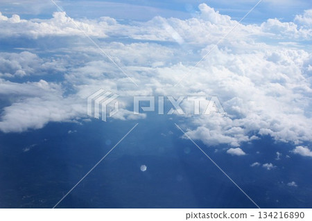 blue sky with clouds 134216890