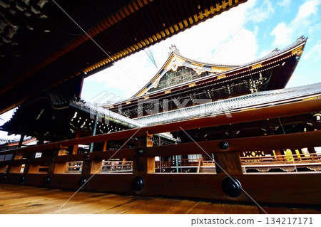Higashi Honganji Temple, Goei-do Hall (Important Cultural Property), Kyoto Prefecture, Tokoha-cho, Shimogyo Ward, Kyoto City, February 2022 134217171