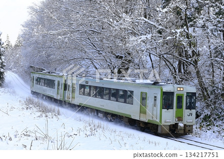 Banetsu西線與雪景 134217751