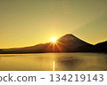 Japan's dawn Mt Fuji and the sun Japan's dawn Mt Fuji and the sun 134219143