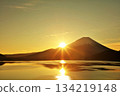 Japan's dawn Mt Fuji and the sun Japan's dawn Mt Fuji and the sun 134219148