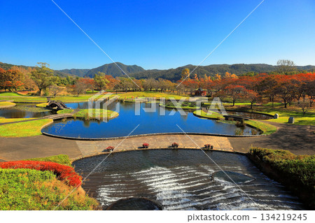道之湖畔國立公園的秋景 134219245