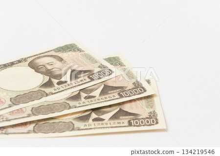 Japanese banknotes 134219546