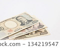 Japanese banknotes 134219547