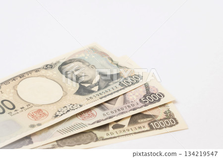 Japanese banknotes 134219547