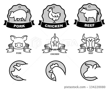 meat icon meat icon 134220080