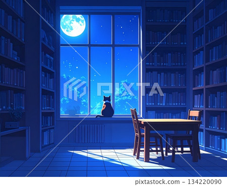 月光與夜之圖書館 134220090