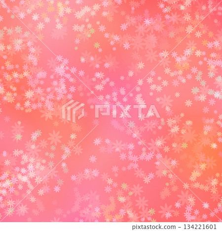 Dancing flowers background material - red 134221601
