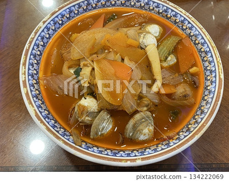 Spicy Korean Yukgaejang Soup 134222069