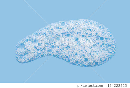 Detergent foam or soap or shaving gel. 134222223