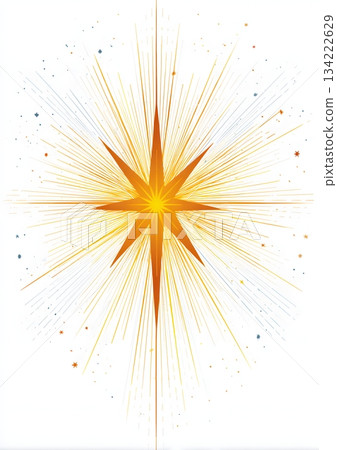 orthodox new year holy star motif soft radiance modern clean 134222629