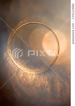 orthodox christmas abstract gold halo circle ethereal calm vibe 134222666