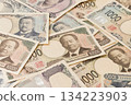 Japanese banknotes 134223903