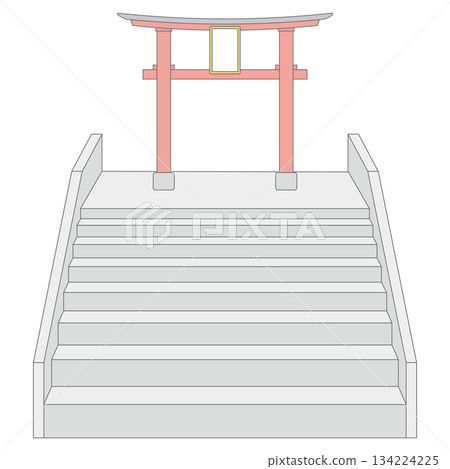 鳥居和樓梯 134224225