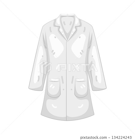 Illustration of doctor coat  134224243