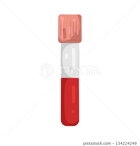 Illustration of blood sample 134224249