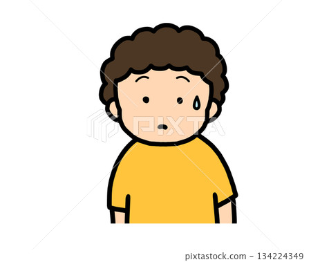 Confused Asian boy 134224349